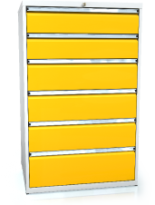 Schubladenschränke 1373 x 860 x 750 - 6x Schubladen